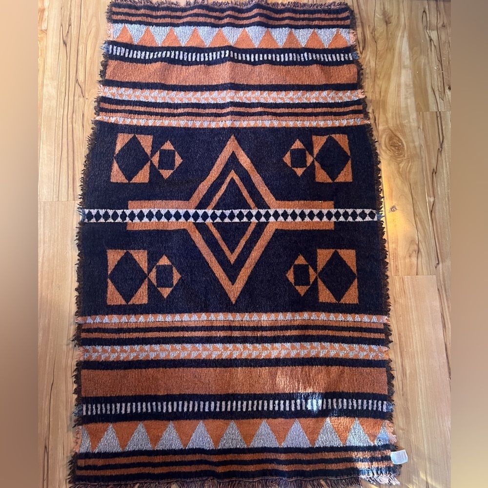 wilfred wool blanket scarf tribal aztec wrap